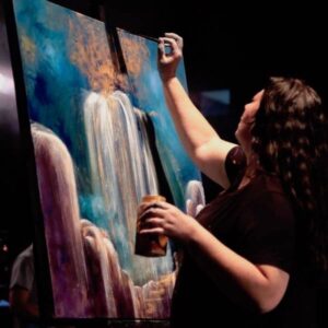 Wendy Manzo painting "Room For You"